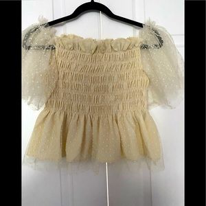 NWOT beautiful too off shoulder dress down or dress up! Gorgeous  not crop